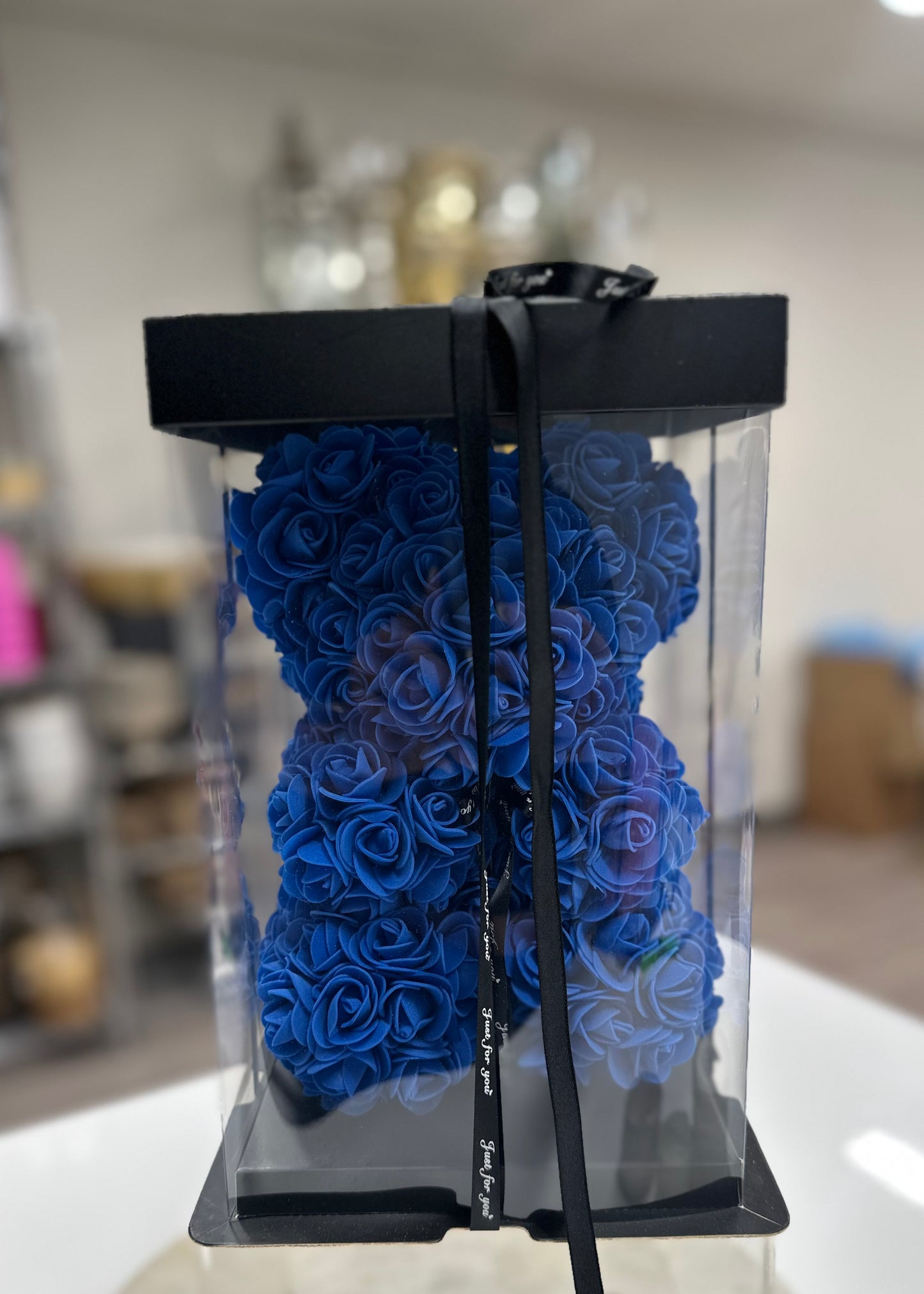 Luxury Bear Blue ( Med)