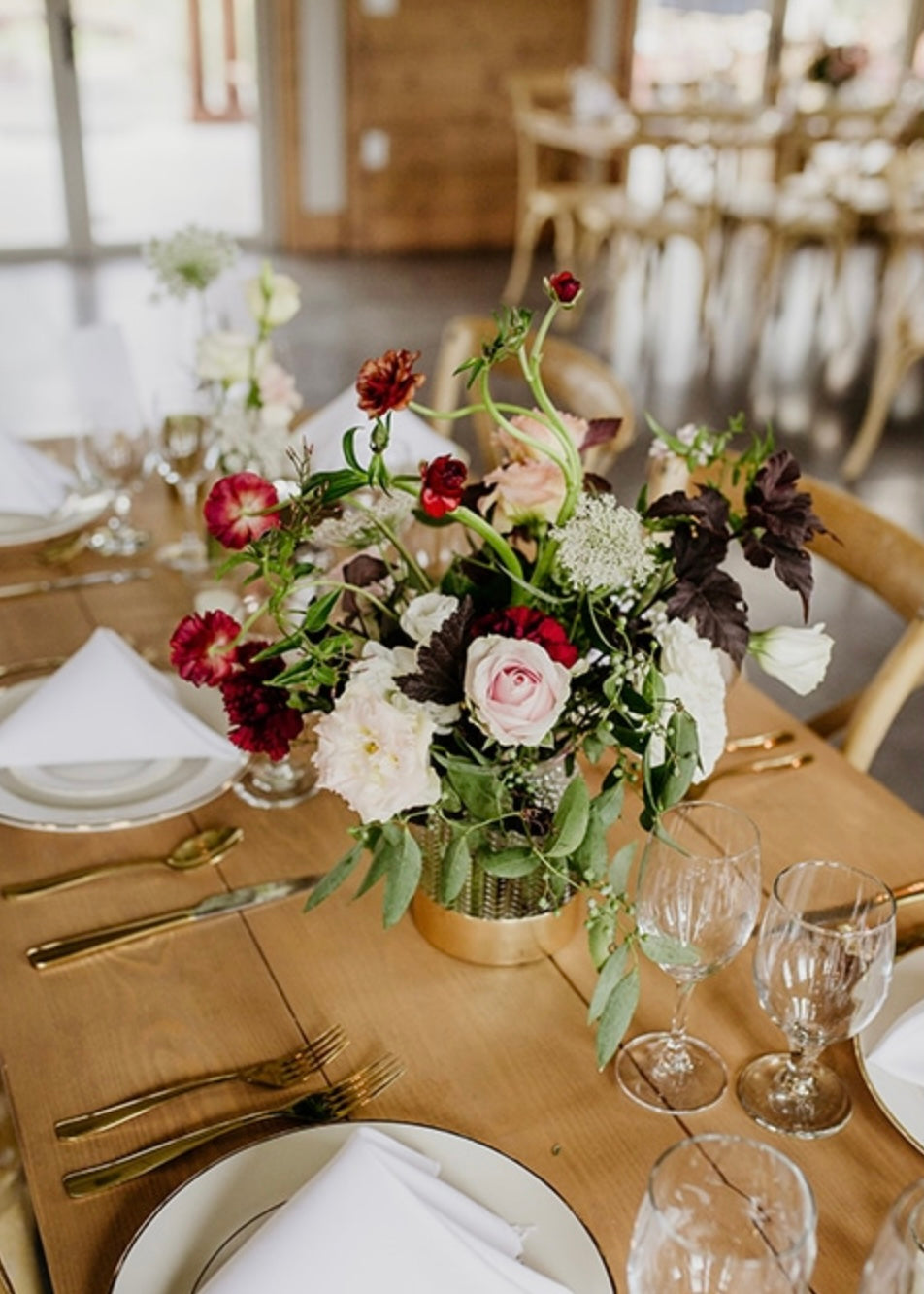 Large Table Arrangement W vase