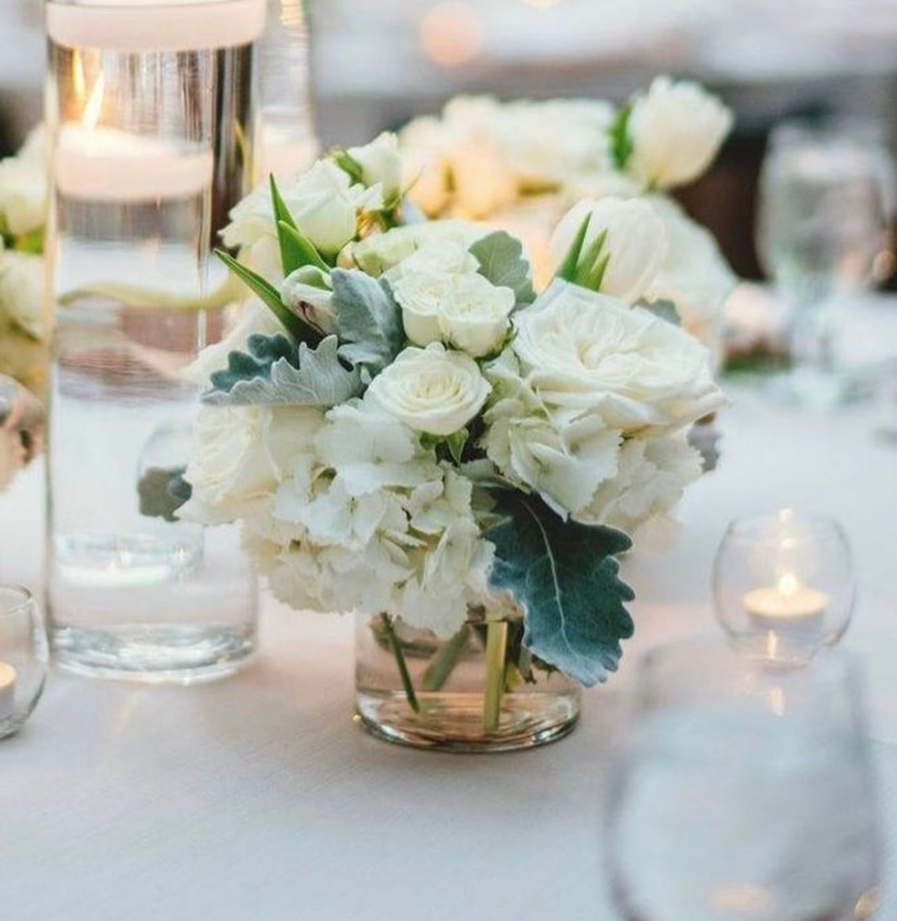 Small Table Arrangement W Vase