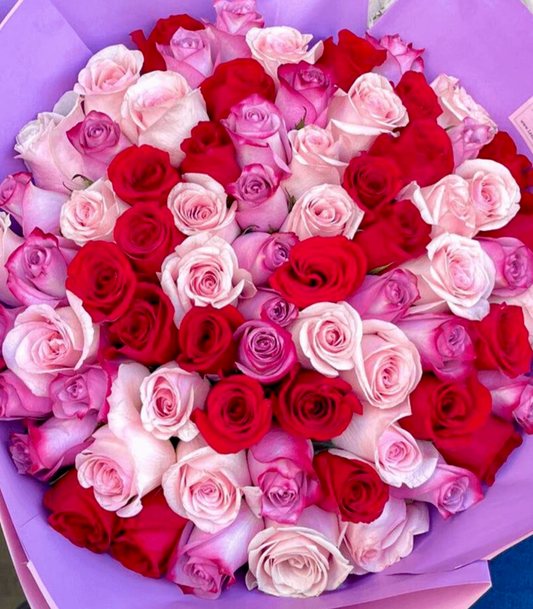 24 Mothers Day Rose Mix Bouquet
